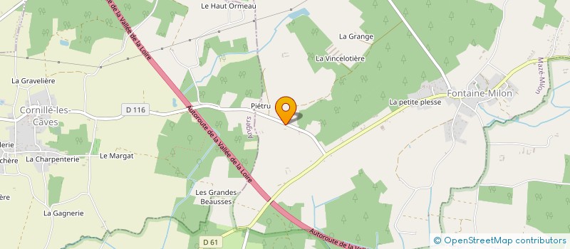 localisation de l'entreprise SARL  LE REZEAU  LOIRE-AUTHION