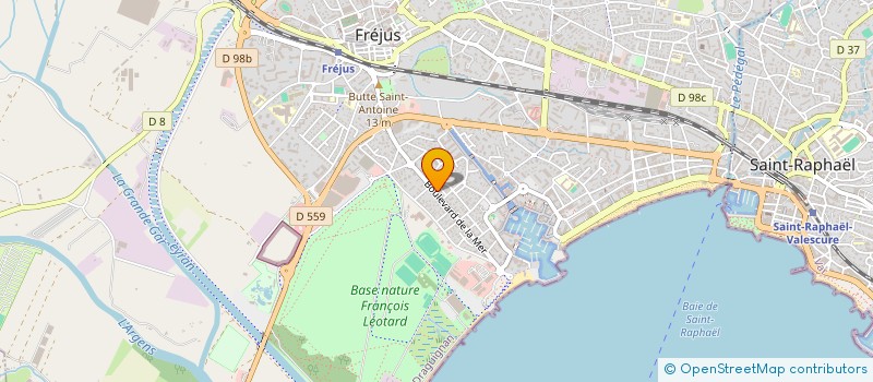 localisation de l'entreprise SARL LE RIVARD à FREJUS