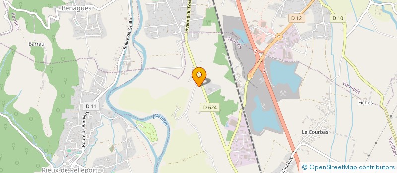 localisation de l'entreprise SARL LE ROCKFELLER à VARILHES