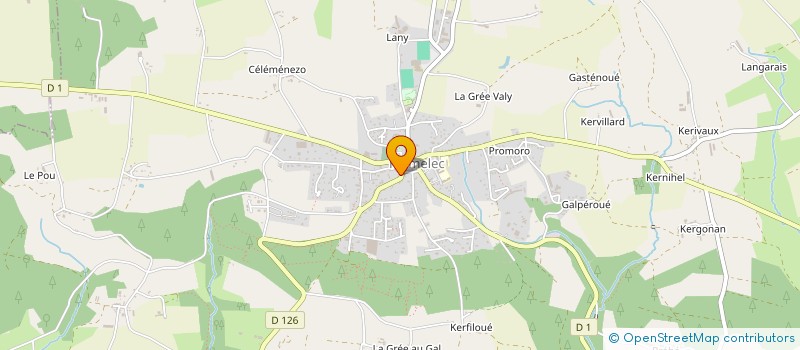 localisation de l'entreprise SARL LE ROMANCER  PLUMELEC