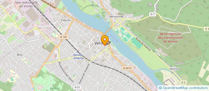 localisation de l'entreprise SARL LE ROUGE QUI TACHE à VERNON