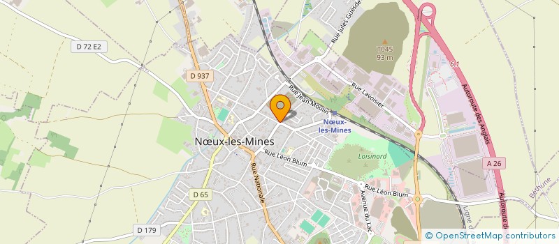 localisation de l'entreprise SARL  LE ROXY  NUX-LES-MINES