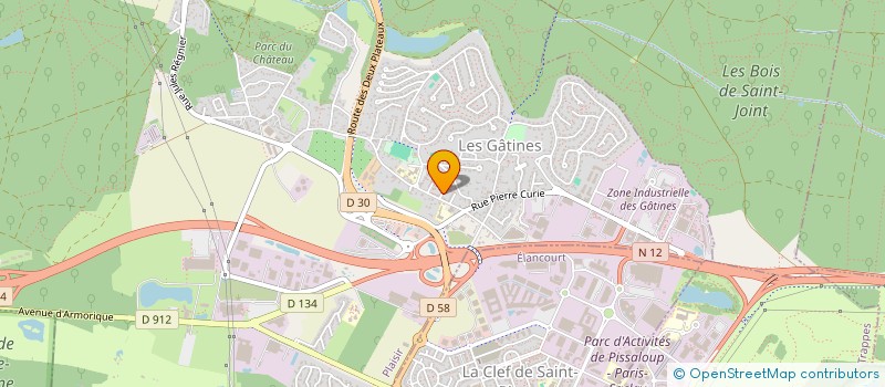 localisation de l'entreprise SARL LE ROY AUTOMOBILE à PLAISIR