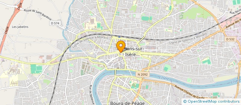 localisation de l'entreprise SARL LE ROYAL à ROMANS-SUR-ISERE