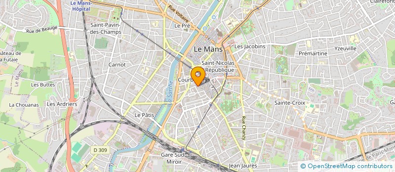 localisation de l'entreprise SARL LE ROYAL  LE MANS