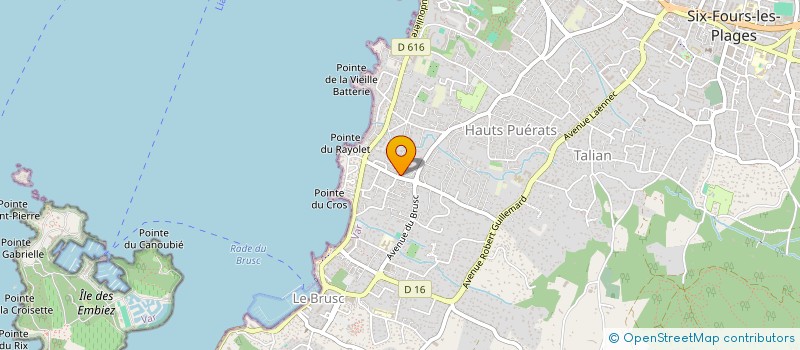 localisation de l'entreprise SARL LE ROYAUME DE BABEL à SIX-FOURS-LES-PLAGES