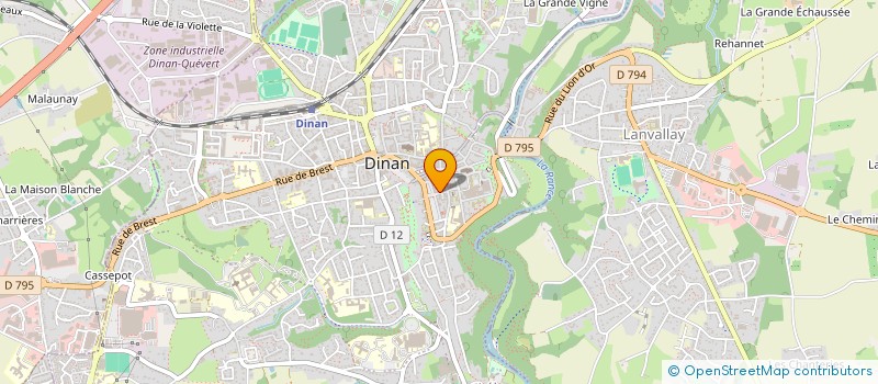 localisation de l'entreprise SARL LE SAIGON à DINAN