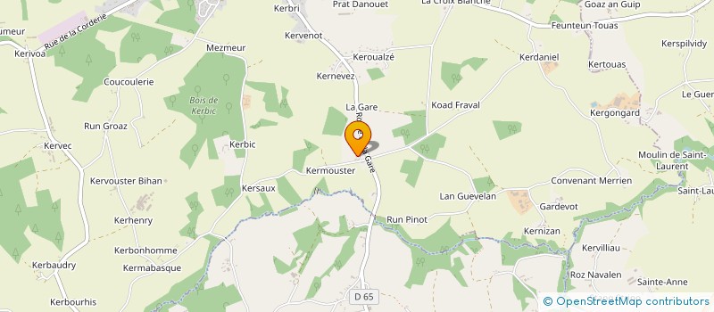 localisation de l'entreprise SARL LE SAINT à POMMERIT-LE-VICOMTE