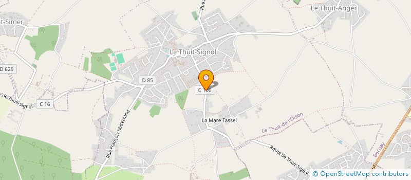 localisation de l'entreprise SARL LE SAINT DENIS  LE THUIT DE L'OISON