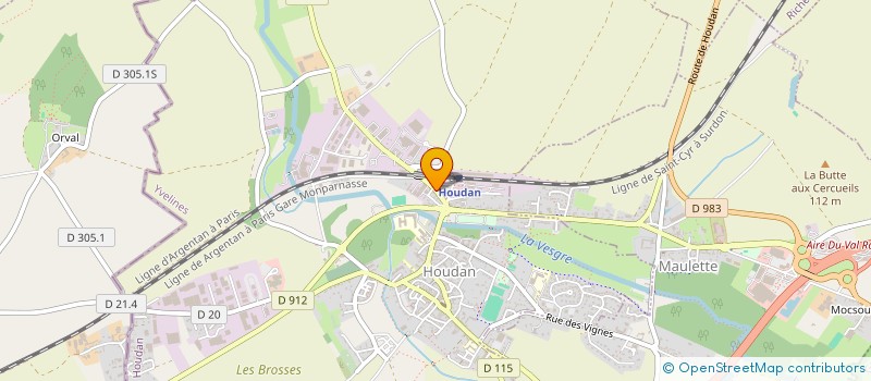 localisation de l'entreprise SARL LE SAINT MATHIEU  HOUDAN