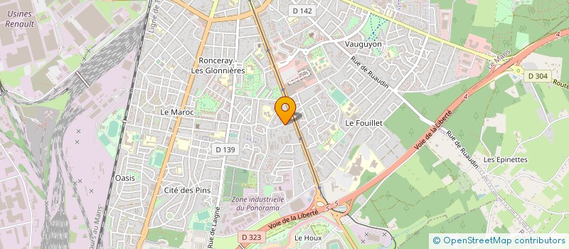 localisation de l'entreprise SARL LE SAINT PATRICK à LE MANS