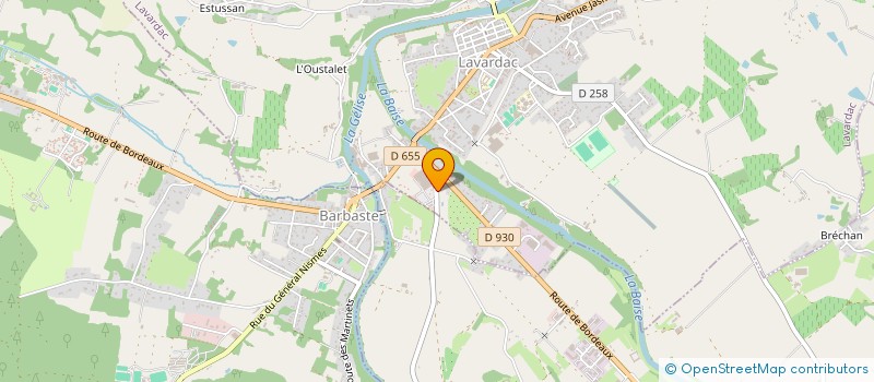 localisation de l'entreprise SARL LE SAINT ROMAIN  LAVARDAC