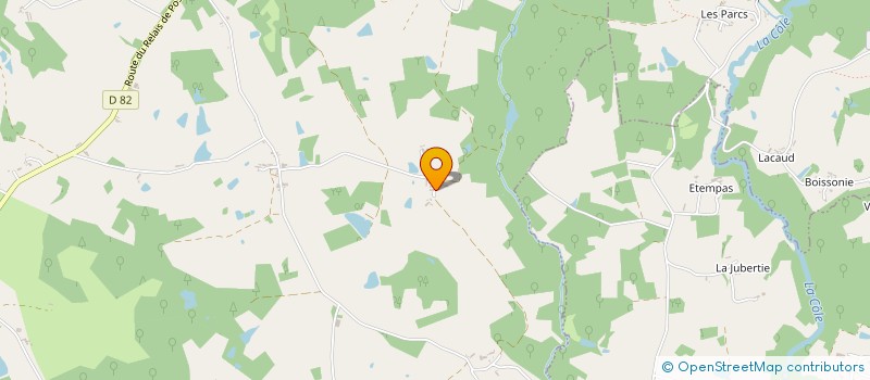 localisation de l'entreprise SARL LE SAINT SAUDAIS  ST-SAUD-LACOUSSIERE