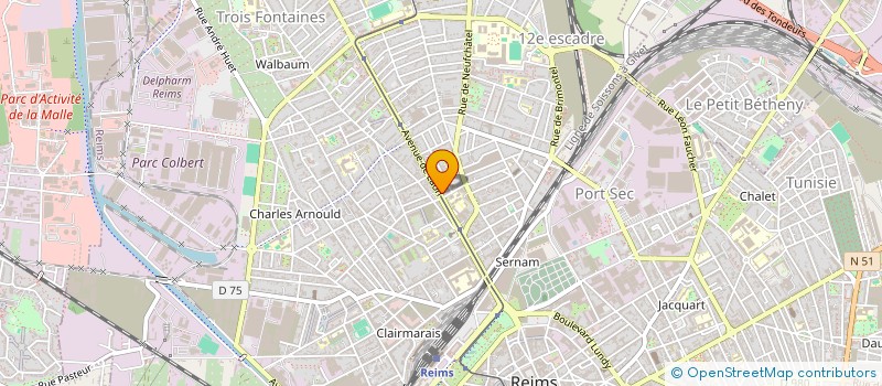 localisation de l'entreprise SARL LE SAINT THOMAS à REIMS