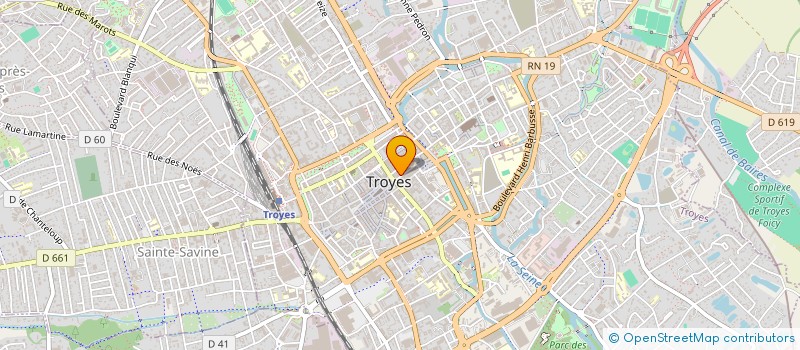 localisation de l'entreprise SARL LE SAINT URBAIN  TROYES