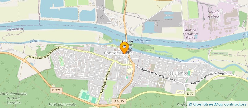 localisation de l'entreprise SARL LE SAINTE MARIE  PONT-DE-L'ARCHE