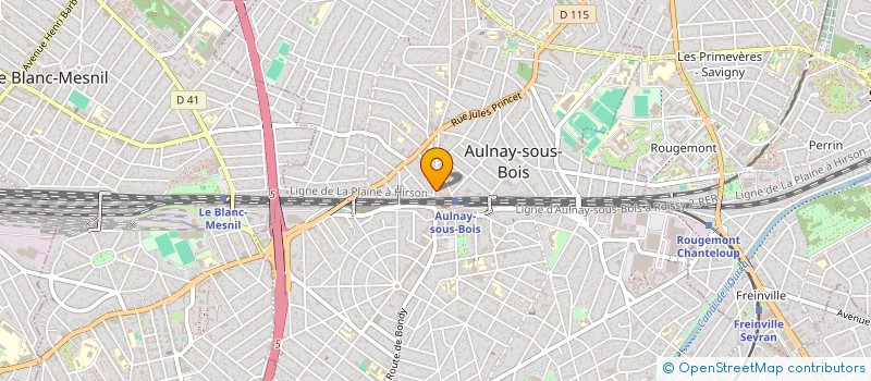 localisation de l'entreprise SARL LE SALON à AULNAY-SOUS-BOIS