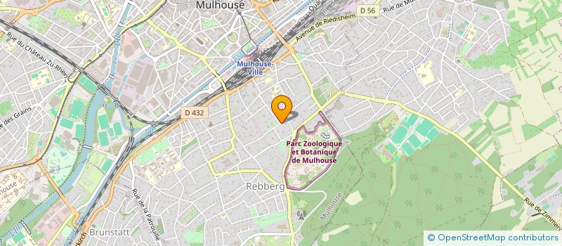 localisation de l'entreprise SARL LE SALON TRIANON  MULHOUSE