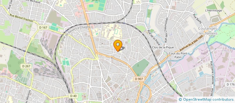 localisation de l'entreprise SARL LE SAN'PIA à NEVERS