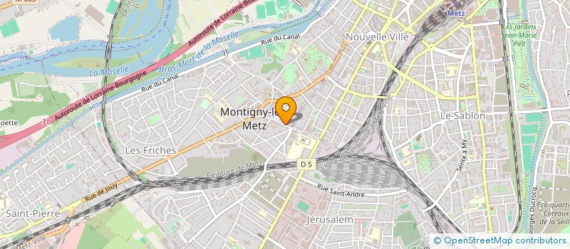 localisation de l'entreprise SARL LE SARMENT  MONTIGNY-LES-METZ