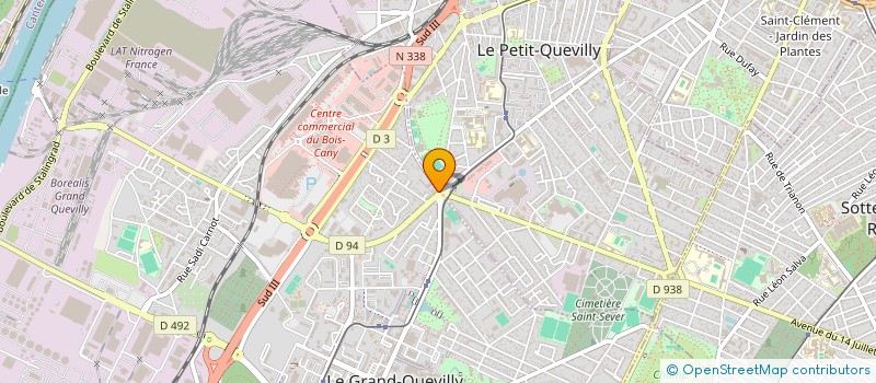 localisation de l'entreprise SARL  LE SATURDAY NIGHT  LE GRAND-QUEVILLY