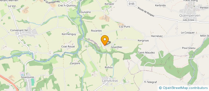 localisation de l'entreprise SARL LE SAUX LAMANDE  LA ROCHE-JAUDY