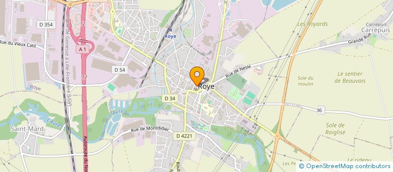 localisation de l'entreprise SARL LE SCALAIRE à ROYE