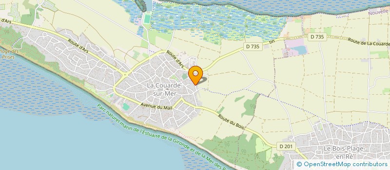 localisation de l'entreprise SARL LE SEL D'ISABELLE à LA COUARDE-SUR-MER