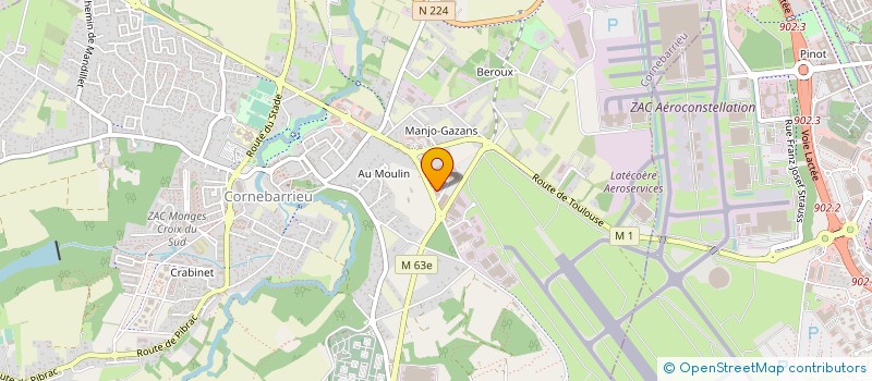 localisation de l'entreprise SARL LE SEMALOU à CORNEBARRIEU