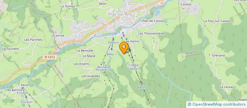 localisation de l'entreprise SARL LE SERASSON  PRAZ-SUR-ARLY