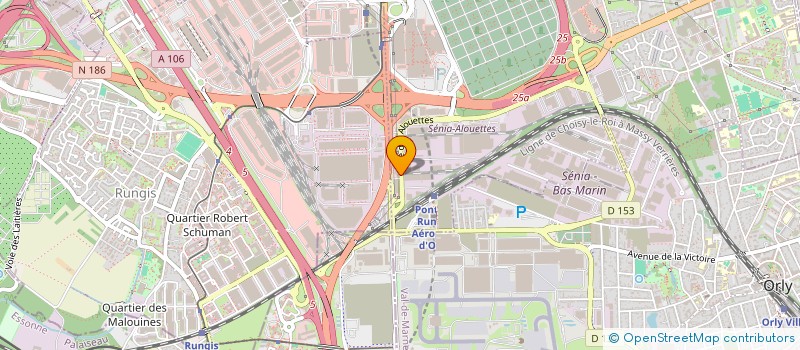 localisation de l'entreprise SARL LE SET DE TABLE  THIAIS