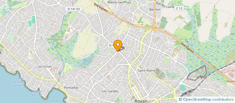 localisation de l'entreprise SARL LE SHANGAI  ROYAN