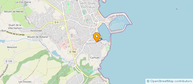 localisation de l'entreprise SARL LE SHERWOOD  SAINT-QUAY-PORTRIEUX