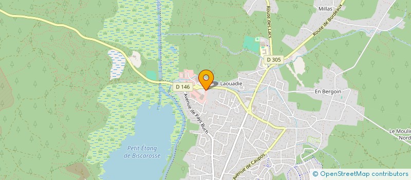 localisation de l'entreprise SARL LE SHOP BISCARROSSE  BISCARROSSE