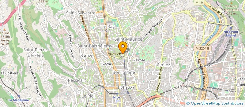 localisation de l'entreprise SARL LE SHOW ROOM à NICE