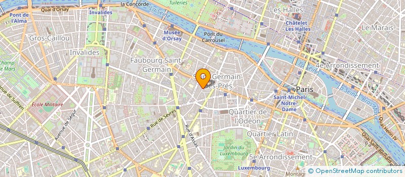 localisation de l'entreprise SARL LE SIXIEME  PARIS