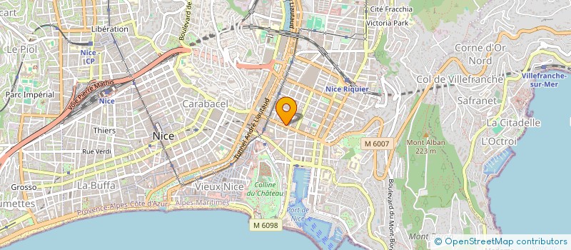 localisation de l'entreprise SARL LE SOCLE  NICE