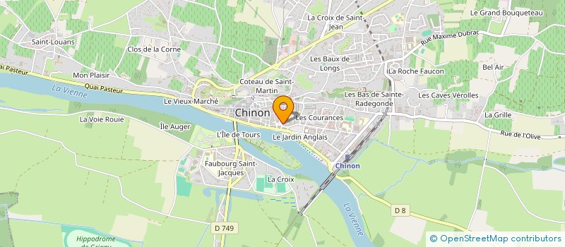 localisation de l'entreprise SARL LE SOLEIL à CHINON