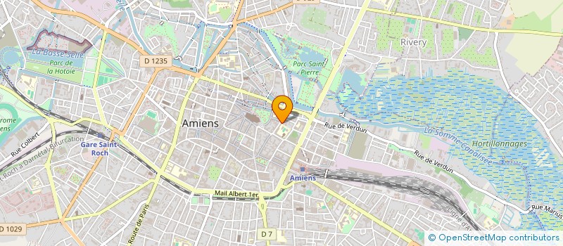 localisation de l'entreprise SARL LE SOLEIL à AMIENS