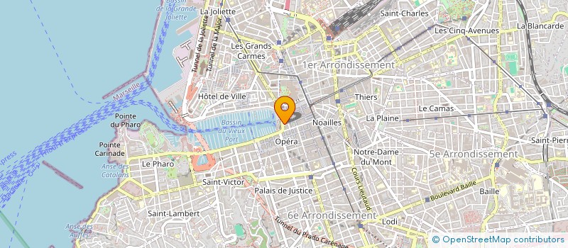 localisation de l'entreprise SARL LE SOLEIL à MARSEILLE