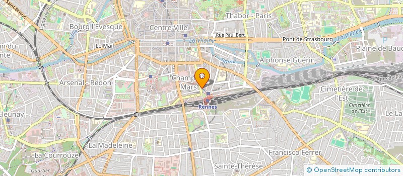 localisation de l'entreprise SARL LE SOLEIL à RENNES