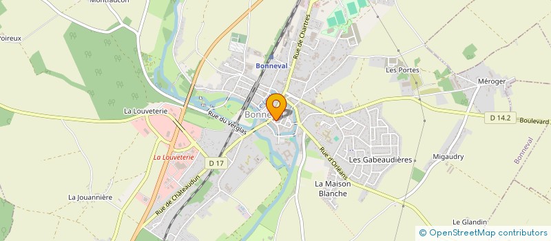 localisation de l'entreprise SARL LE SOLEIL D OR à BONNEVAL