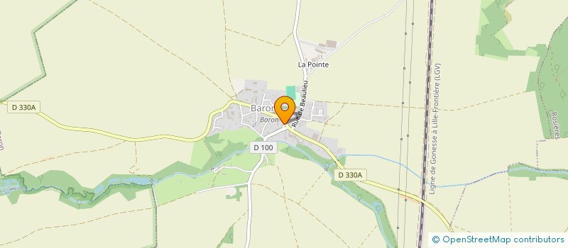 localisation de l'entreprise SARL LE SOLEIL DE CORUCHE  BARON