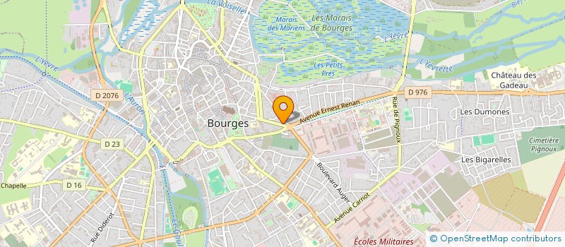 localisation de l'entreprise SARL  LE SOUFFLE CHAUD  BOURGES