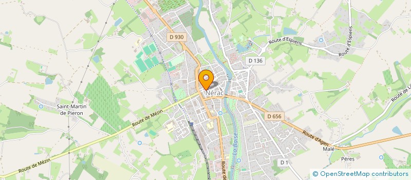 localisation de l'entreprise SARL LE SOULIER  NERAC