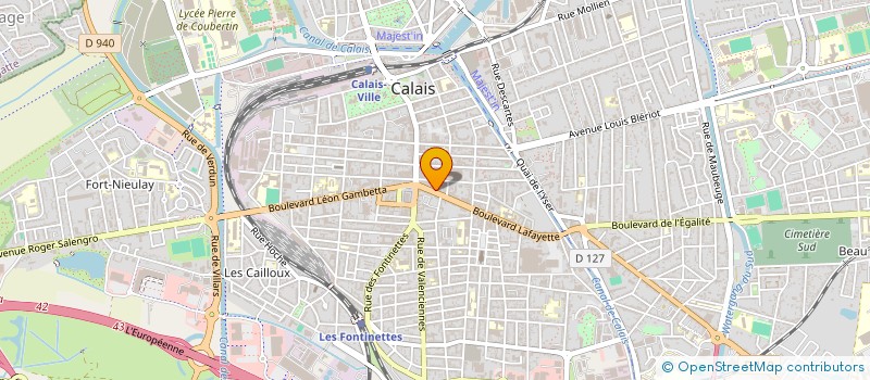 localisation de l'entreprise SARL LE SPHINX à CALAIS