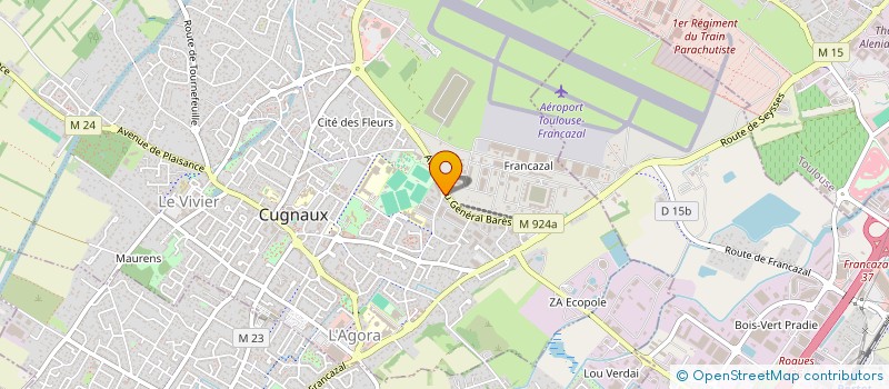 localisation de l'entreprise SARL LE STAR  CUGNAUX