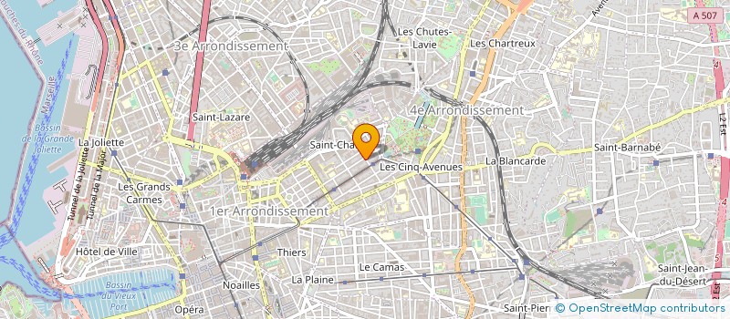 localisation de l'entreprise SARL LE STENDHAL à MARSEILLE