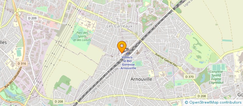 localisation de l'entreprise SARL LE STUDIO  ARNOUVILLE