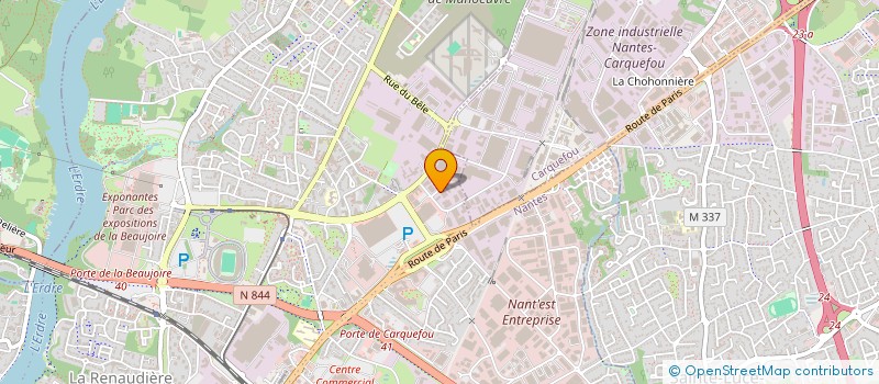 localisation de l'entreprise SARL LE STUDIO à NANTES